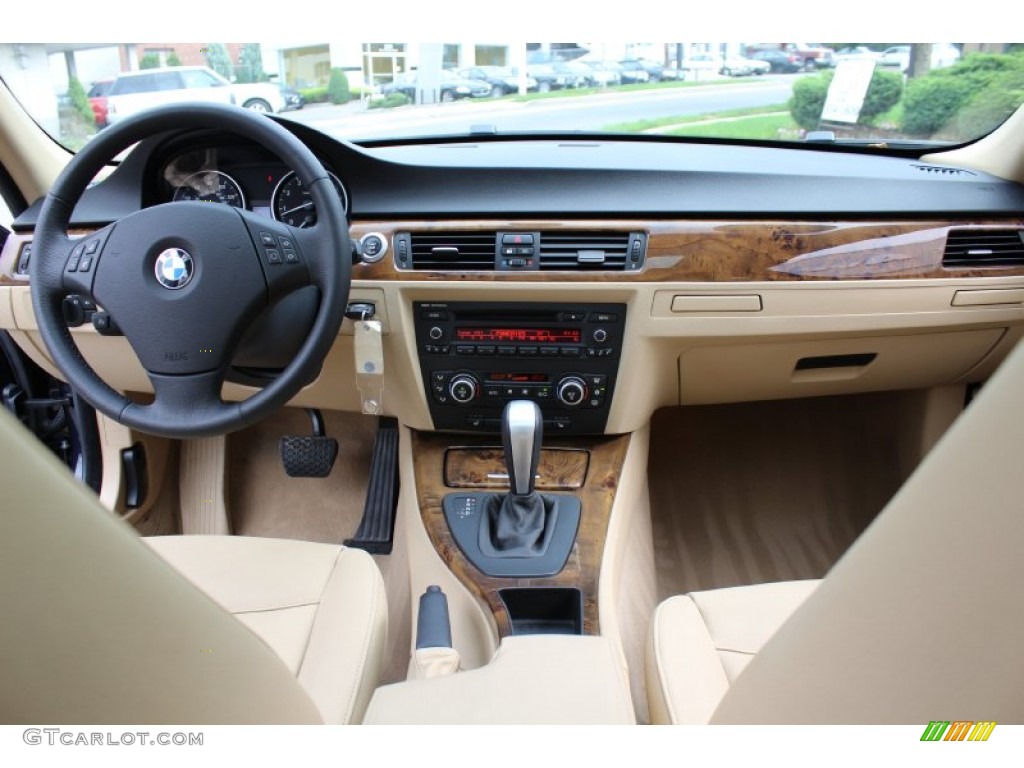 2008 BMW 3 Series 328i Sedan Beige Dashboard Photo #54587291