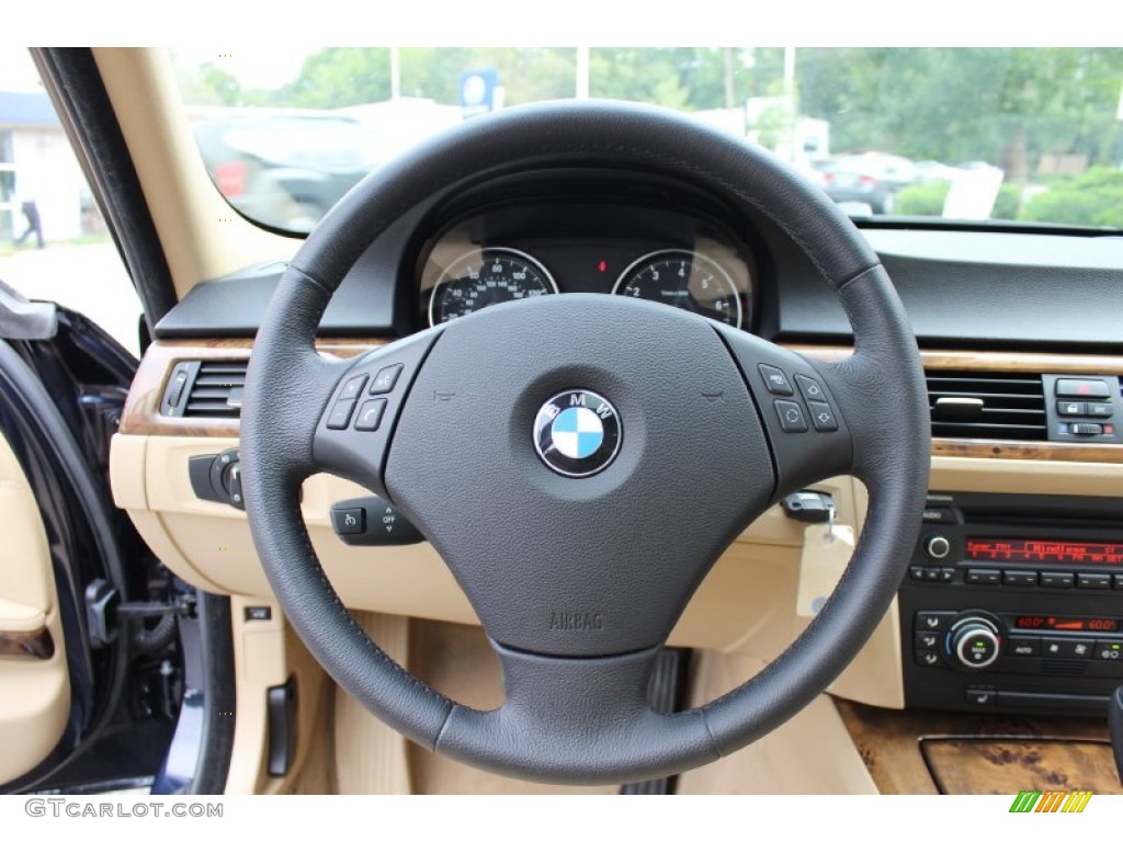 2008 3 Series 328i Sedan - Monaco Blue Metallic / Beige photo #14