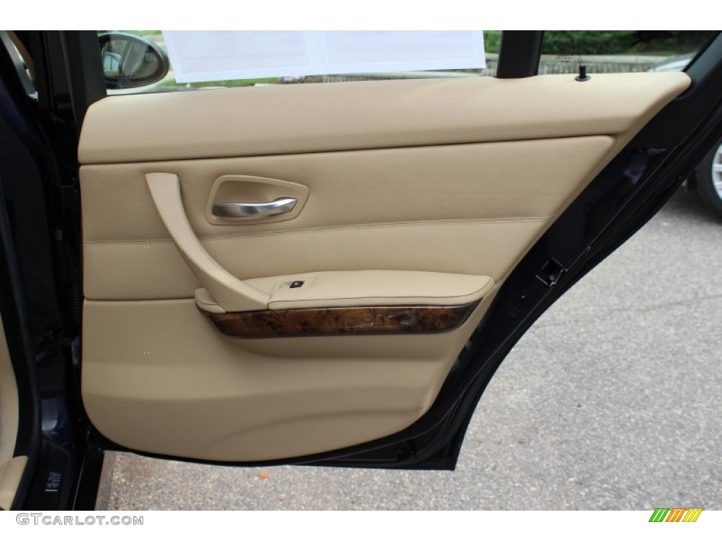 2008 BMW 3 Series 328i Sedan Beige Door Panel Photo #54587379