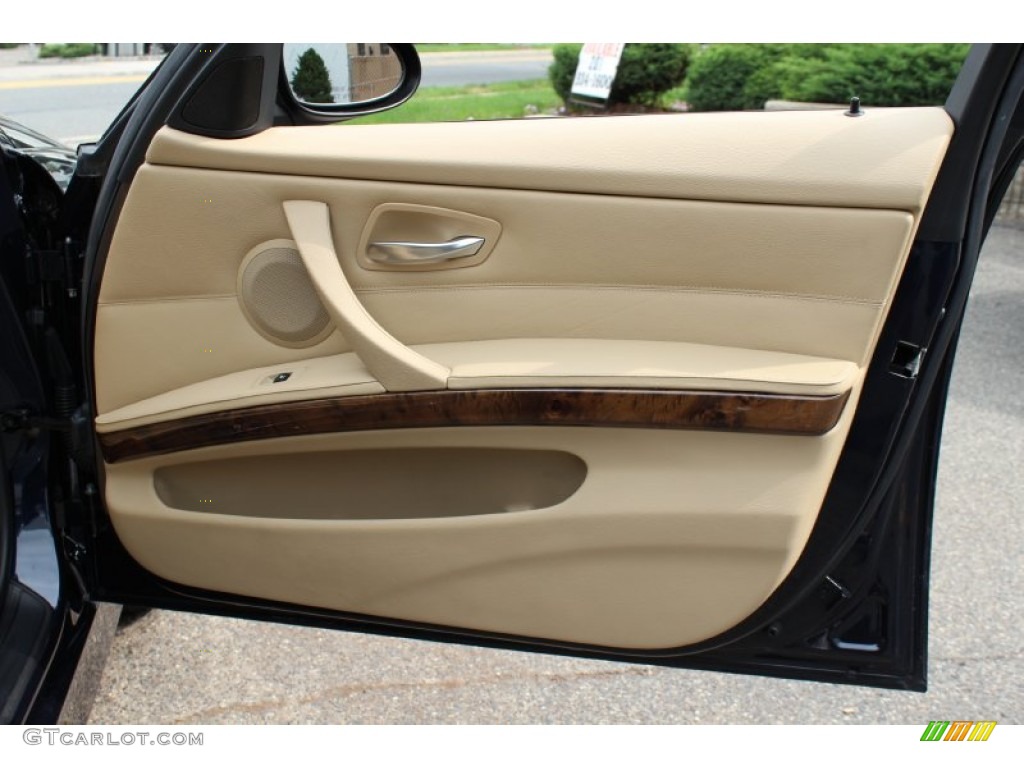 2008 BMW 3 Series 328i Sedan Beige Door Panel Photo #54587397