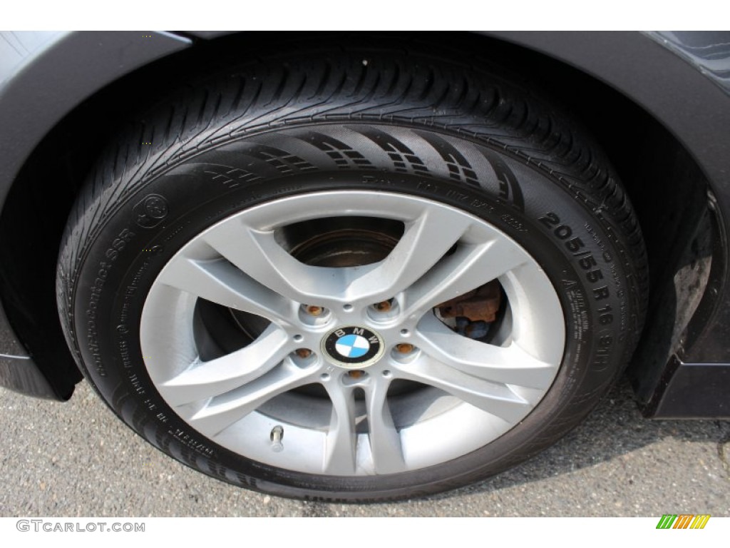 2008 3 Series 328xi Sedan - Sparkling Graphite Metallic / Gray photo #32