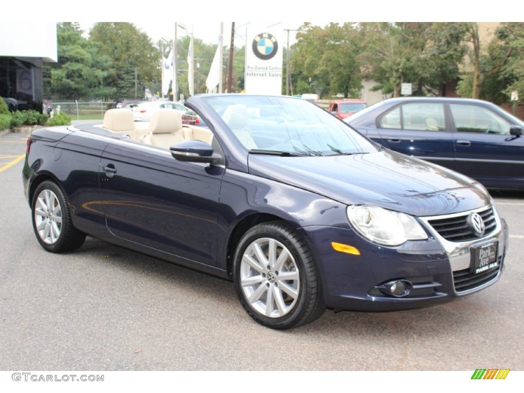 Thunder Blue 2009 Volkswagen Eos Komfort Exterior Photo #54588398