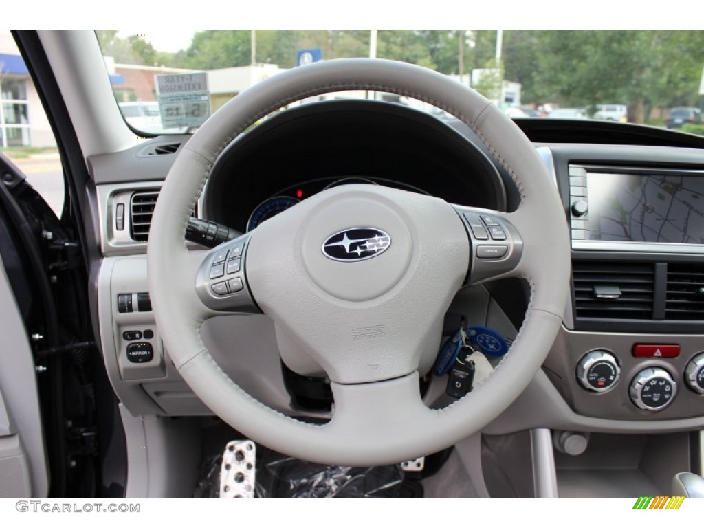 2009 Subaru Forester 2.5 XT Limited Platinum Steering Wheel Photo #54589070