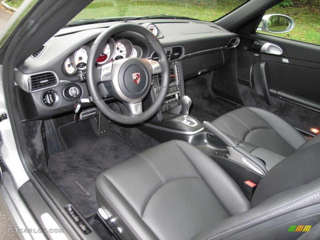 Black Interior 2008 Porsche 911 Targa 4S Photo #54590117