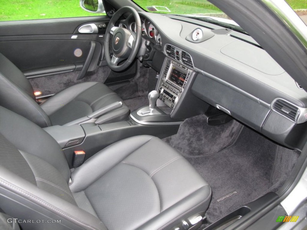 Black Interior 2008 Porsche 911 Targa 4S Photo #54590135