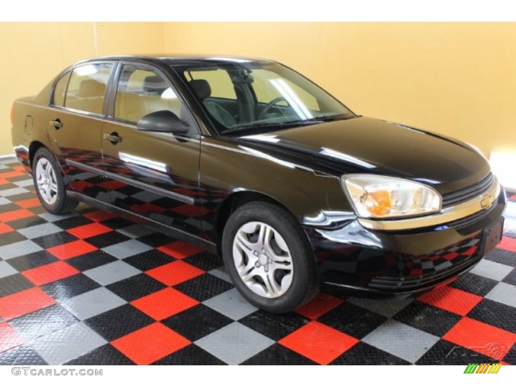 2005 Malibu Sedan - Black / Gray photo #1