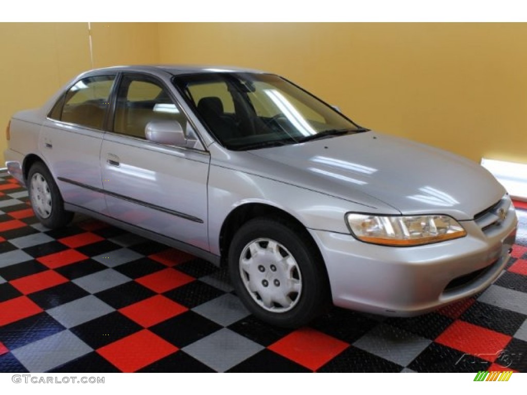 2000 Accord LX Sedan - Satin Silver Metallic / Quartz photo #1
