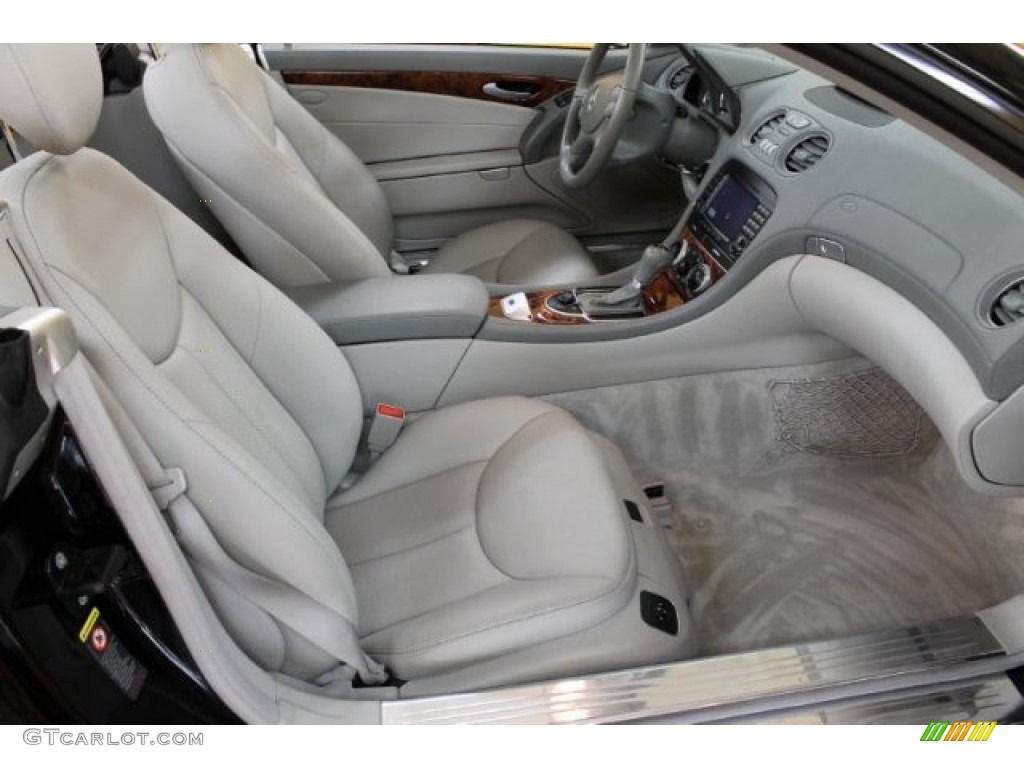 Ash Grey Interior 2007 Mercedes-Benz SL 550 Roadster Photo #54591512