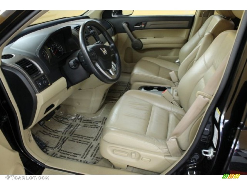 2008 CR-V EX-L 4WD - Nighthawk Black Pearl / Ivory photo #11