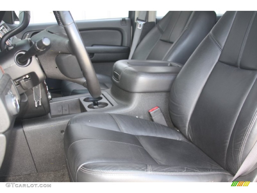Ebony Interior 2008 Chevrolet Avalanche LTZ Photo #54593792