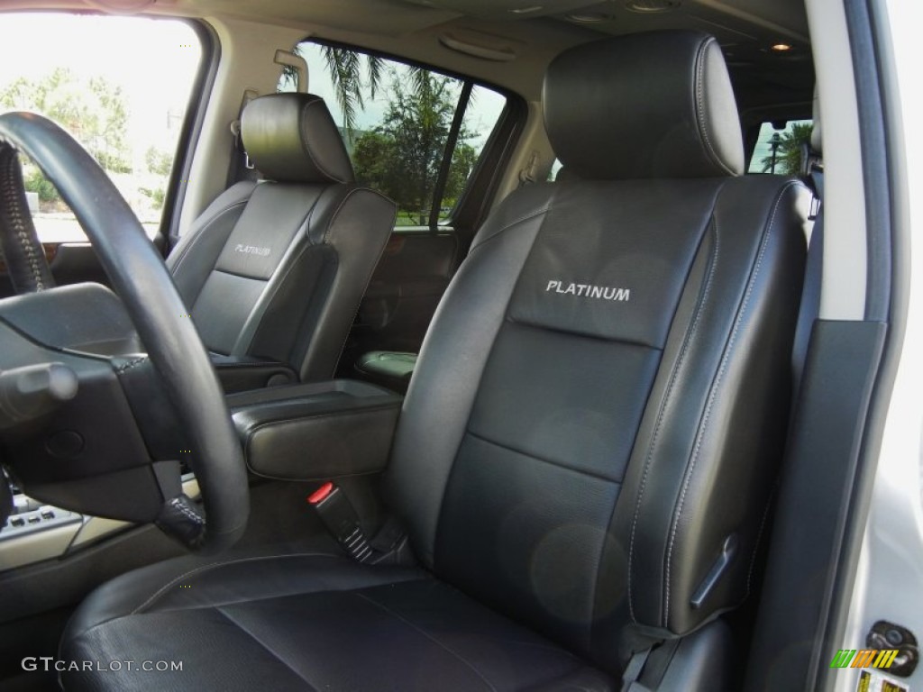 Charcoal Interior 2010 Nissan Armada Platinum Photo #54594170