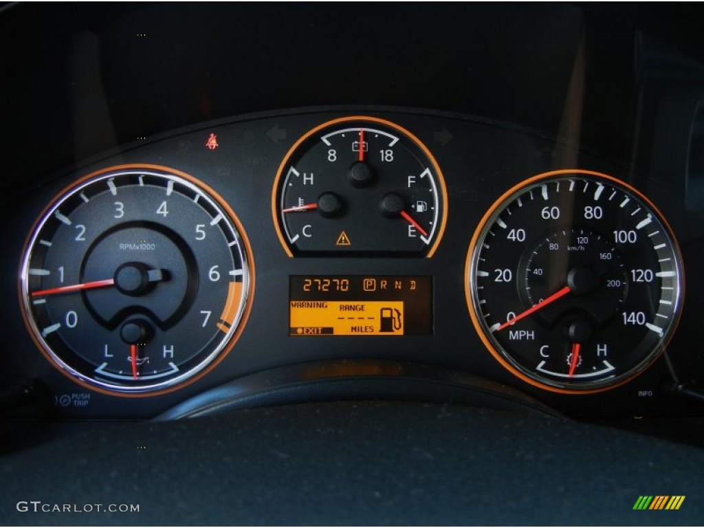 2010 Nissan Armada Platinum Gauges Photo #54594308