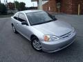 2001 Satin Silver Metallic Honda Civic LX Coupe  photo #2