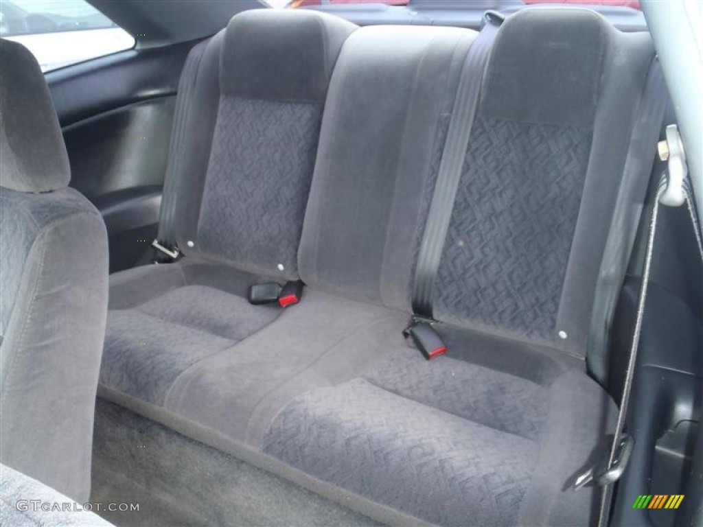 2001 Civic LX Coupe - Satin Silver Metallic / Black photo #7