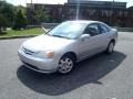 2001 Satin Silver Metallic Honda Civic EX Coupe  photo #2