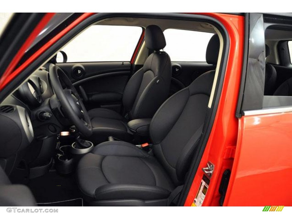 Carbon Black Interior 2011 Mini Cooper S Countryman Photo #54596795