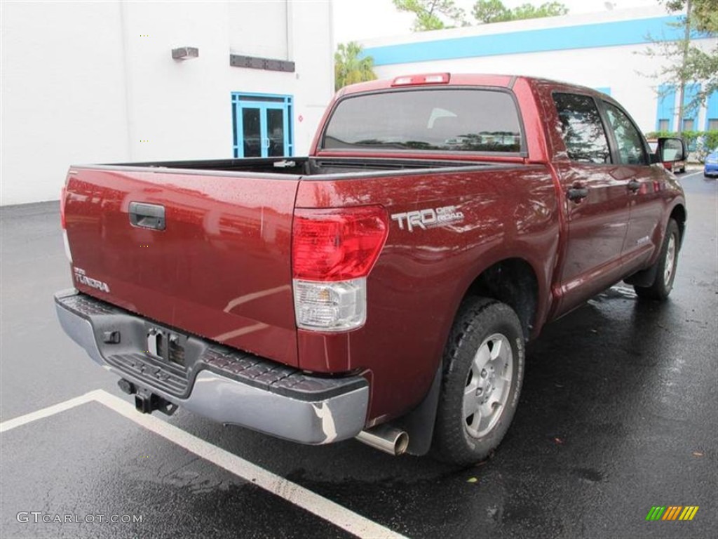 2010 Tundra TRD CrewMax - Salsa Red Pearl / Graphite Gray photo #2