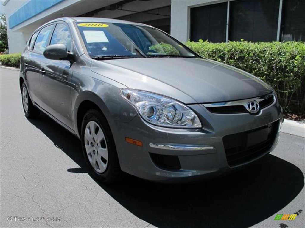 2010 Elantra Touring GLS - Carbon Gray Mist / Gray photo #1