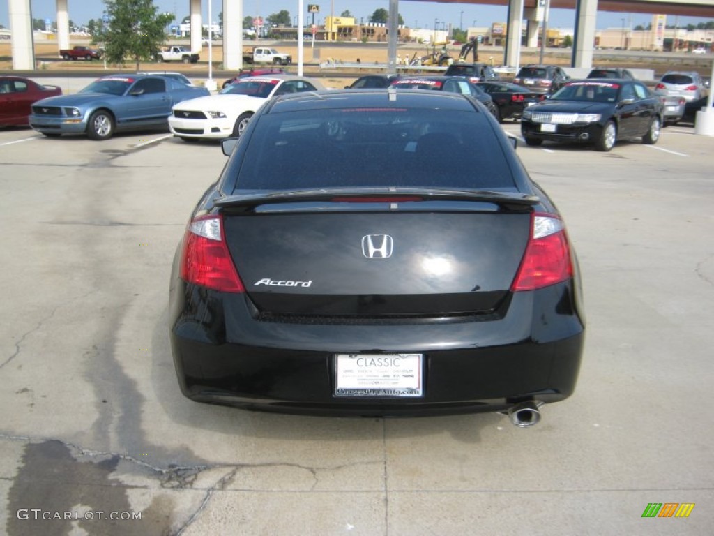 2009 Accord EX Coupe - Crystal Black Pearl / Black photo #4