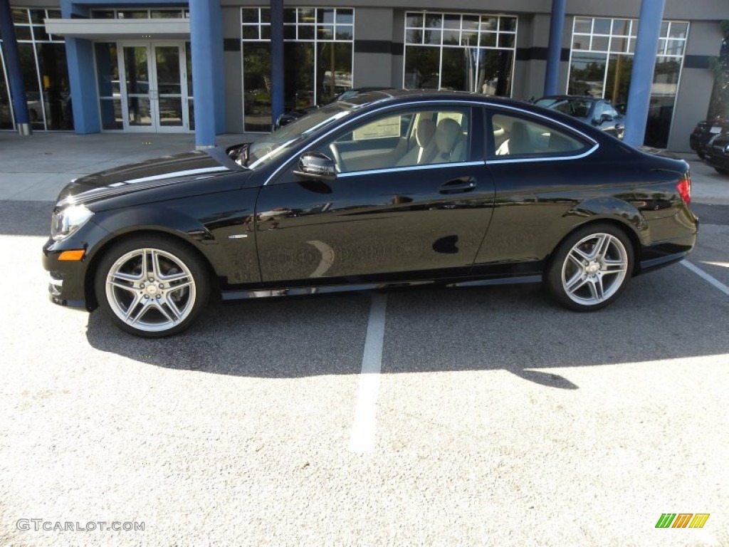 Black 2012 Mercedes-Benz C 250 Coupe Exterior Photo #54598283