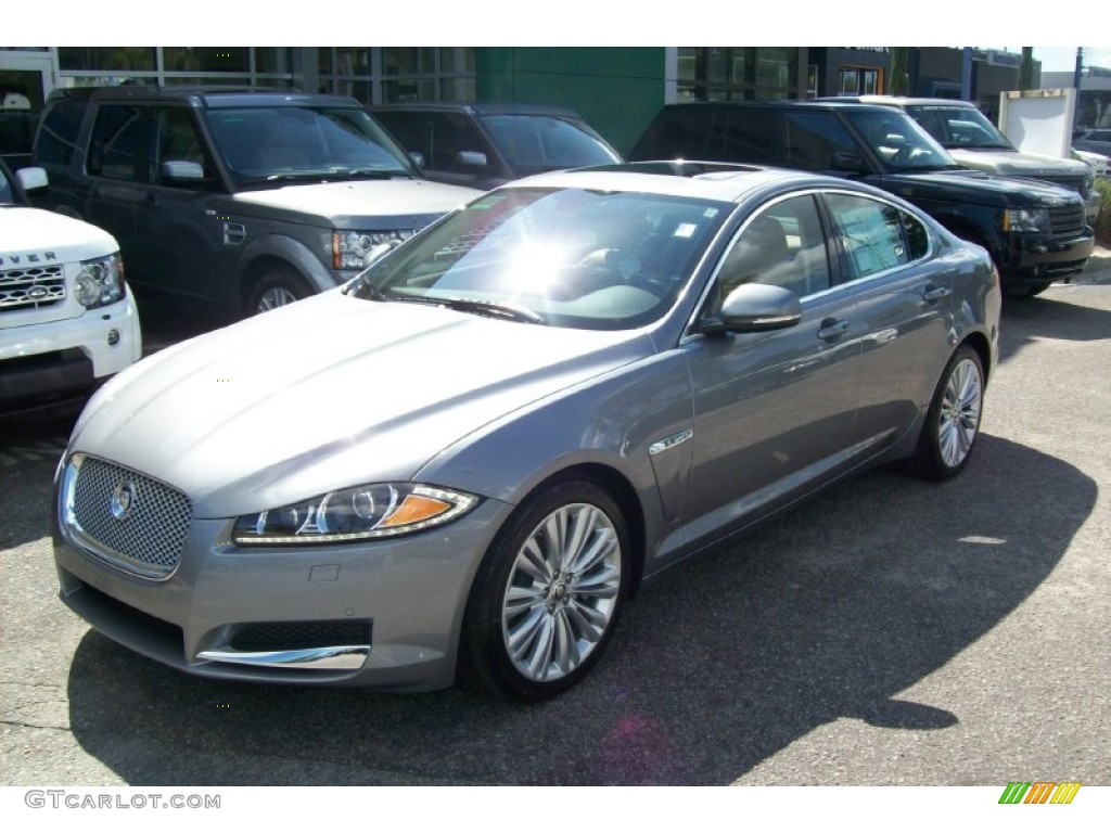 Lunar Grey Metallic 2012 Jaguar XF Portfolio Exterior Photo #54598390