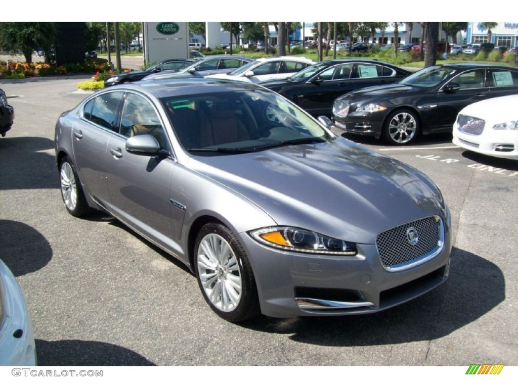 Lunar Grey Metallic 2012 Jaguar XF Portfolio Exterior Photo #54598399