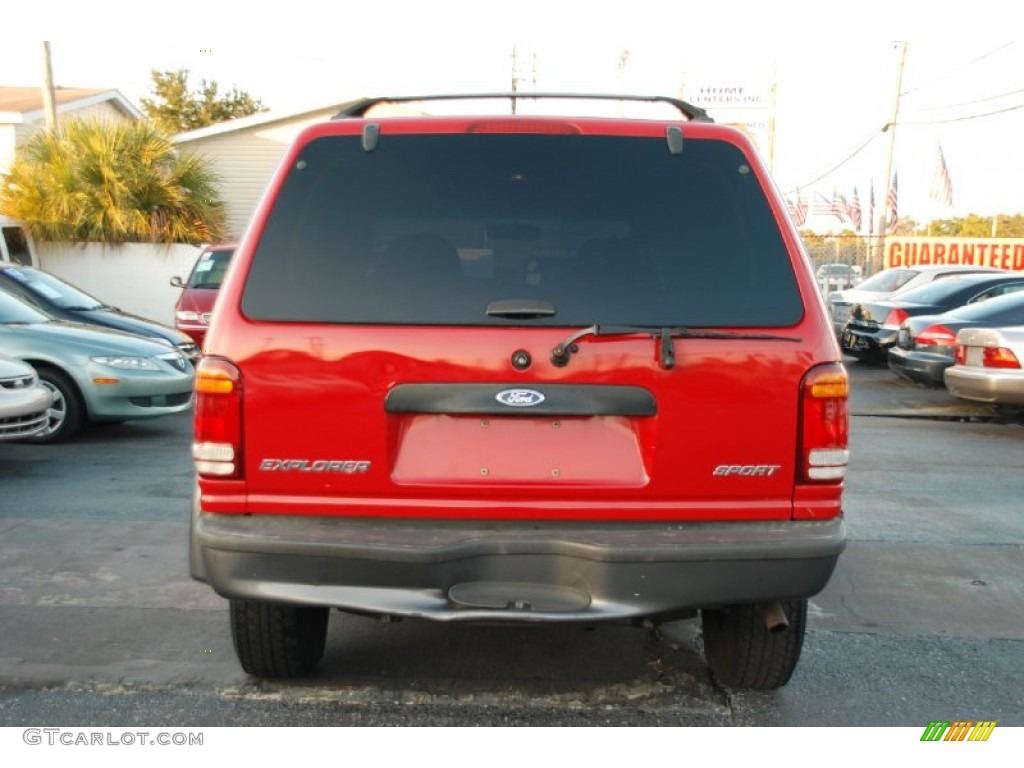 1998 Explorer Sport - Vermillion Red / Medium Graphite photo #12