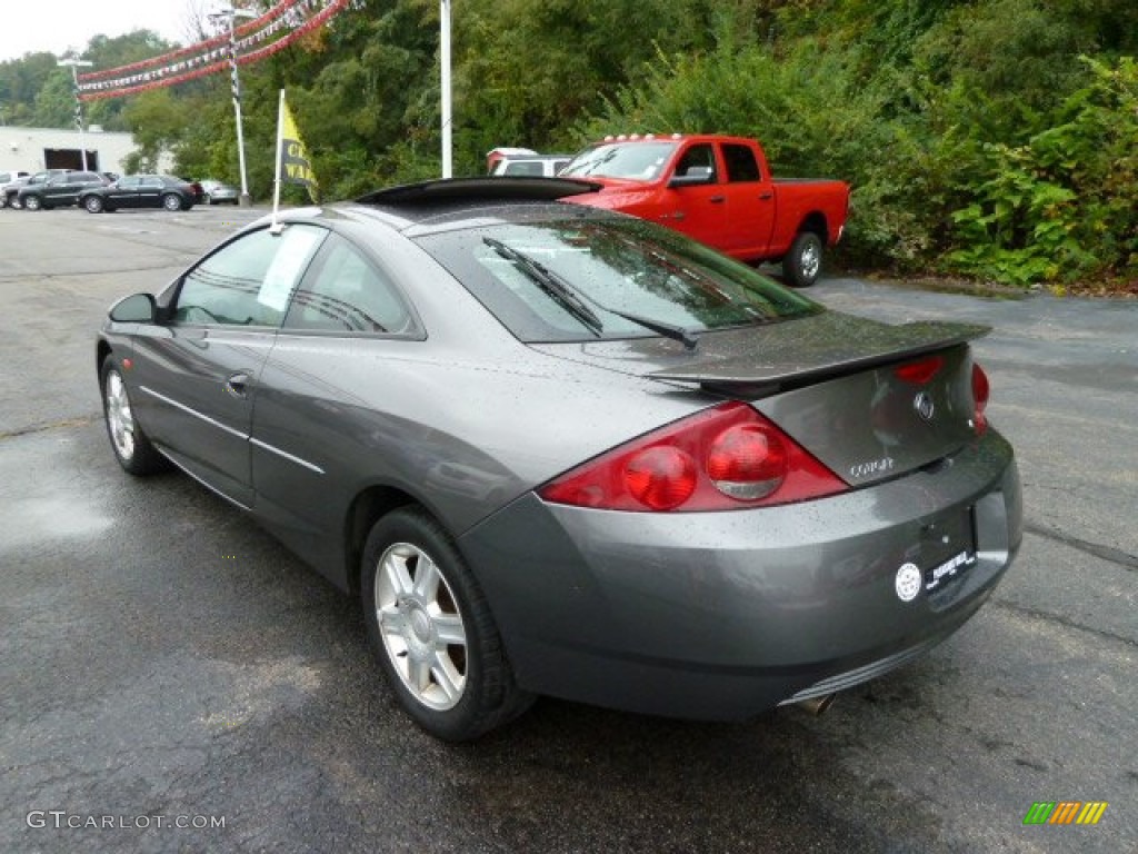 2002 Cougar V6 Coupe - Dark Shadow Grey Metallic / Dark Graphite photo #3