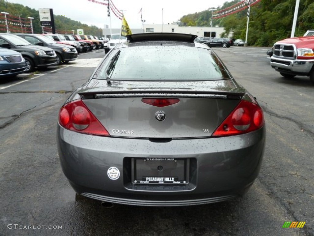 2002 Cougar V6 Coupe - Dark Shadow Grey Metallic / Dark Graphite photo #4