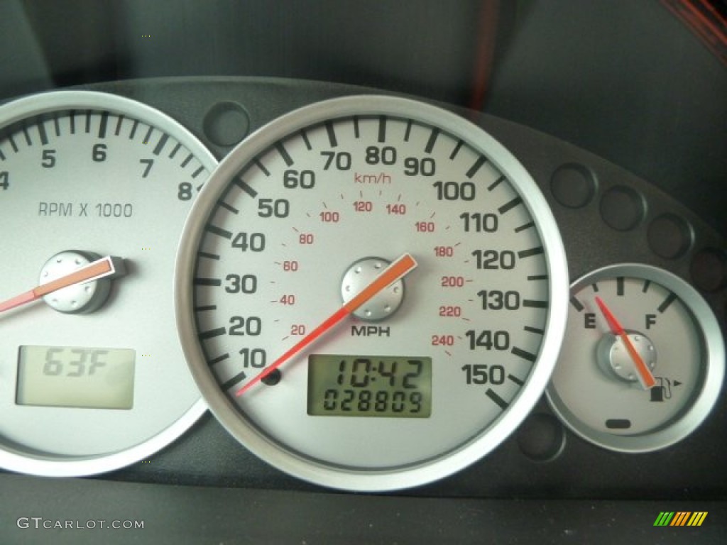 2002 Cougar V6 Coupe - Dark Shadow Grey Metallic / Dark Graphite photo #24