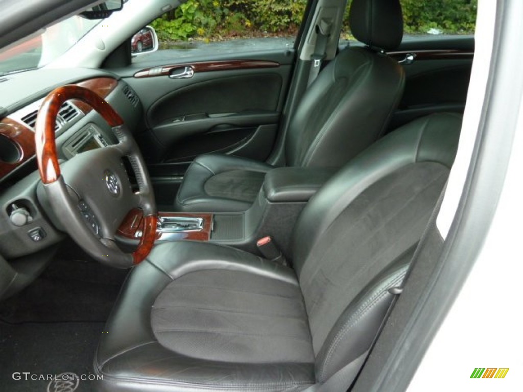 Ebony Interior 2008 Buick Lucerne Super Photo #54600248