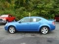 2008 Marathon Blue Pearl Dodge Avenger SXT  photo #2