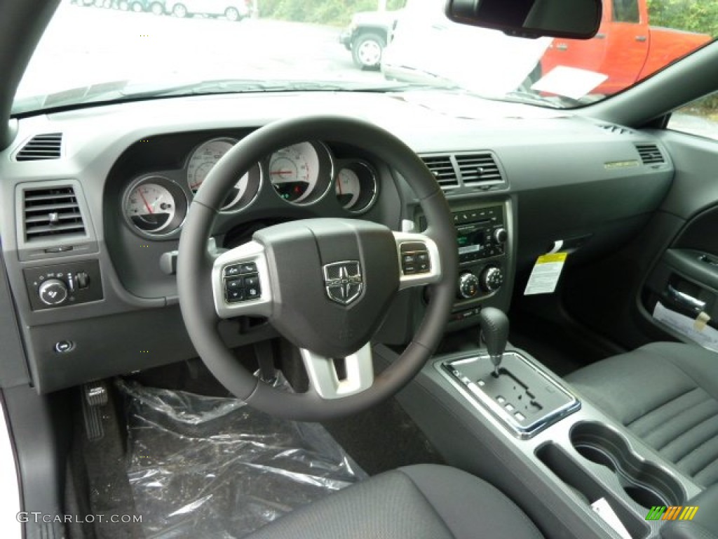 2012 Dodge Challenger R/T Dark Slate Gray Dashboard Photo #54600910