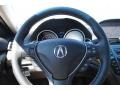 Taupe 2012 Acura TL 3.7 SH-AWD Technology Steering Wheel
