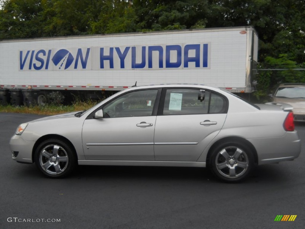 2006 Malibu LTZ Sedan - Silverstone Metallic / Ebony Black photo #15