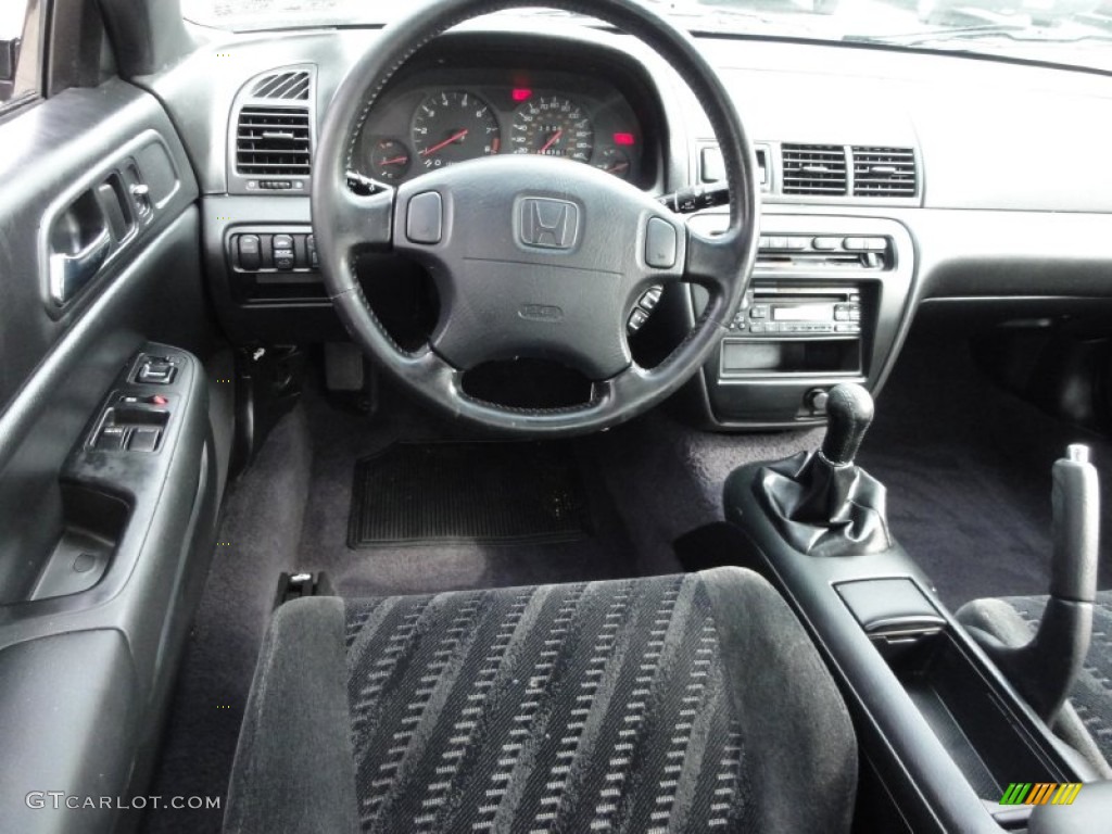 1999 Honda Prelude Type SH Black Dashboard Photo #54602021