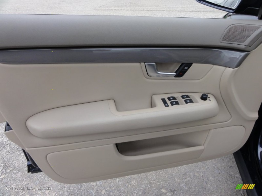 2004 Audi A4 1.8T quattro Sedan Beige Door Panel Photo #54602220