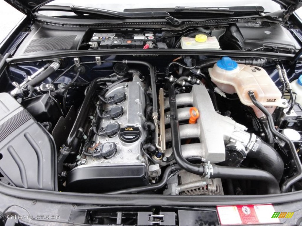 2004 Audi A4 1.8T quattro Sedan 1.8L Turbocharged DOHC 20V 4 Cylinder Engine Photo #54602396