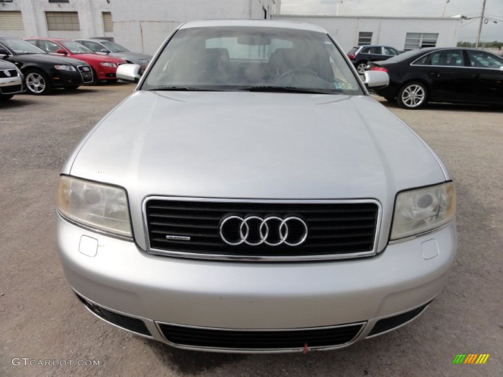 Light Silver Metallic 2001 Audi A6 4.2 quattro Sedan Exterior Photo #54602573