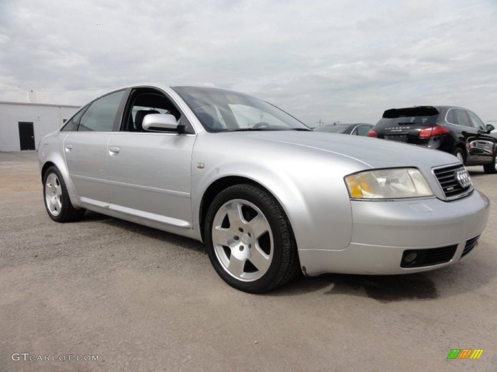 Light Silver Metallic 2001 Audi A6 4.2 quattro Sedan Exterior Photo #54602591