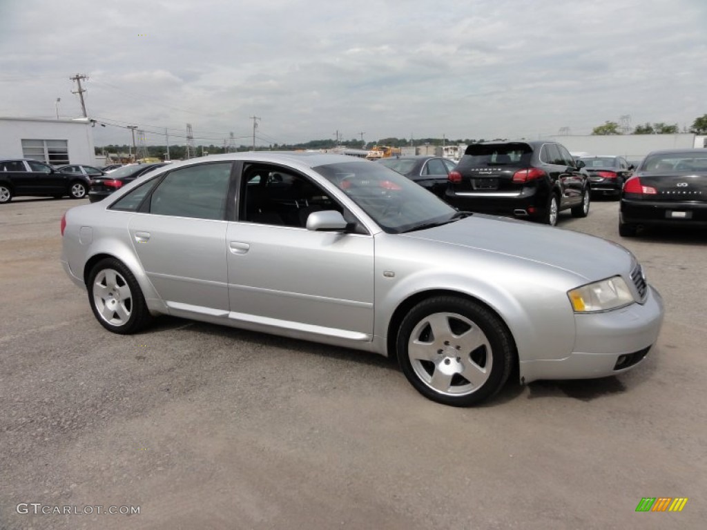Light Silver Metallic 2001 Audi A6 4.2 quattro Sedan Exterior Photo #54602600