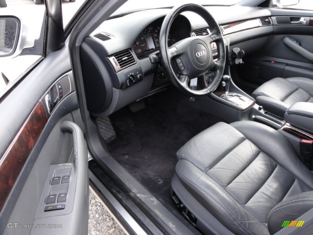 Tungsten Grey Interior 2001 Audi A6 4.2 quattro Sedan Photo #54602660
