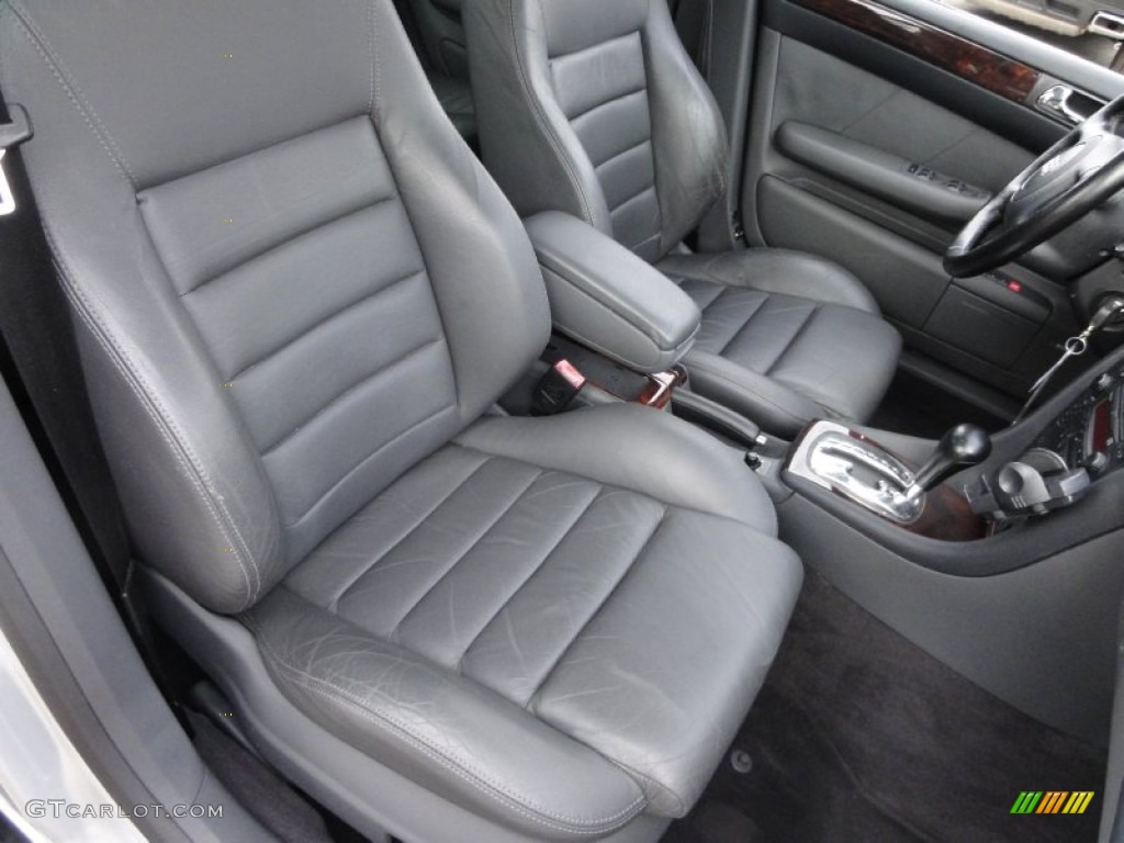 Tungsten Grey Interior 2001 Audi A6 4.2 quattro Sedan Photo #54602732