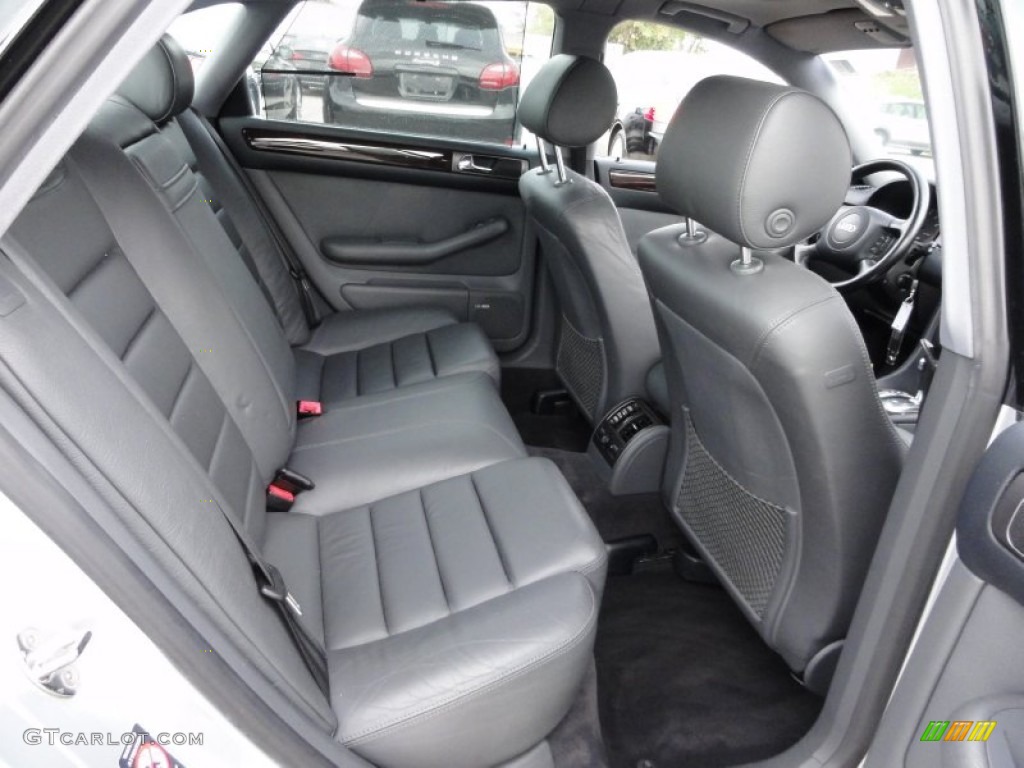 Tungsten Grey Interior 2001 Audi A6 4.2 quattro Sedan Photo #54602765