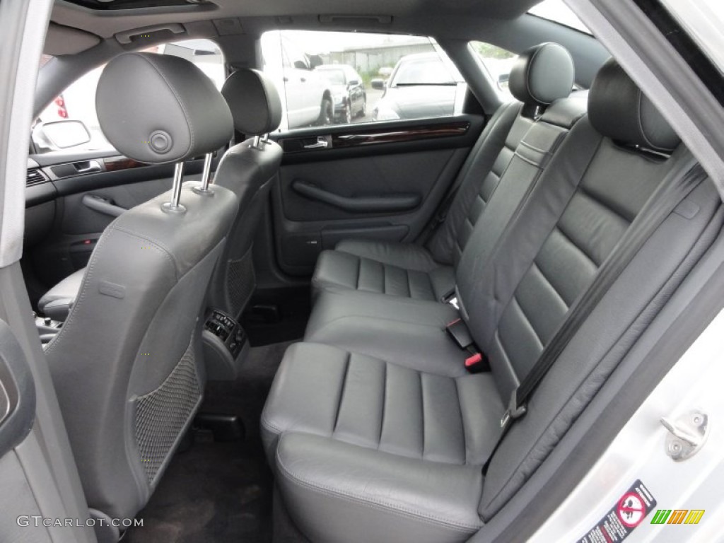 Tungsten Grey Interior 2001 Audi A6 4.2 quattro Sedan Photo #54602782