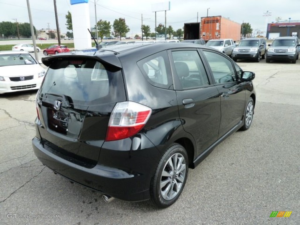 Crystal Black Pearl 2012 Honda Fit Sport Exterior Photo #54603491