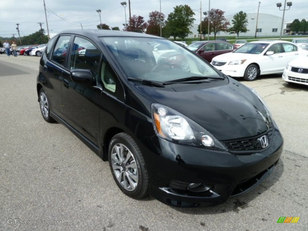 Crystal Black Pearl 2012 Honda Fit Sport Exterior Photo #54603509