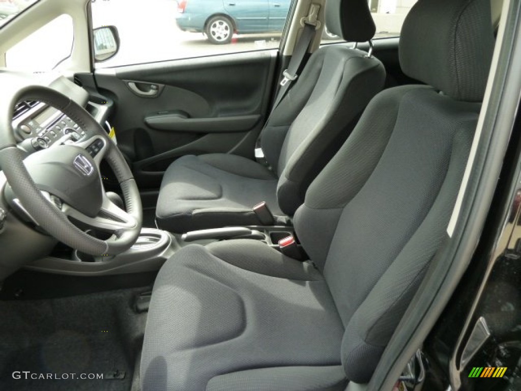 Black Interior 2012 Honda Fit Sport Photo #54603536