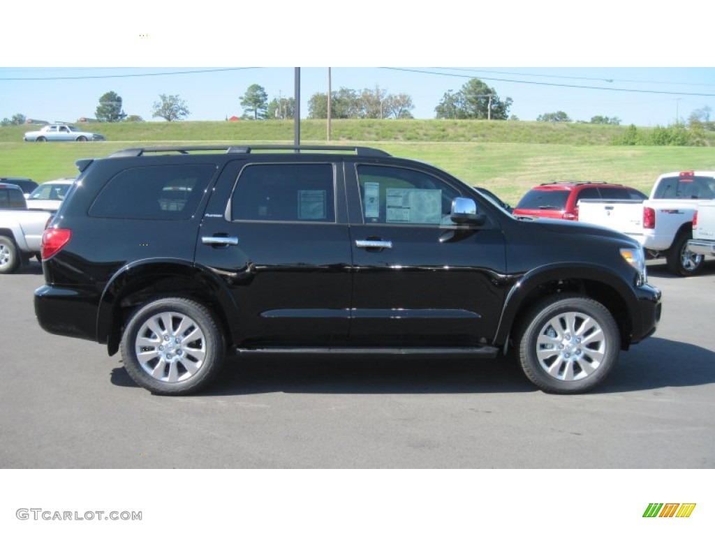 Black 2011 Toyota Sequoia Platinum 4WD Exterior Photo #54603884