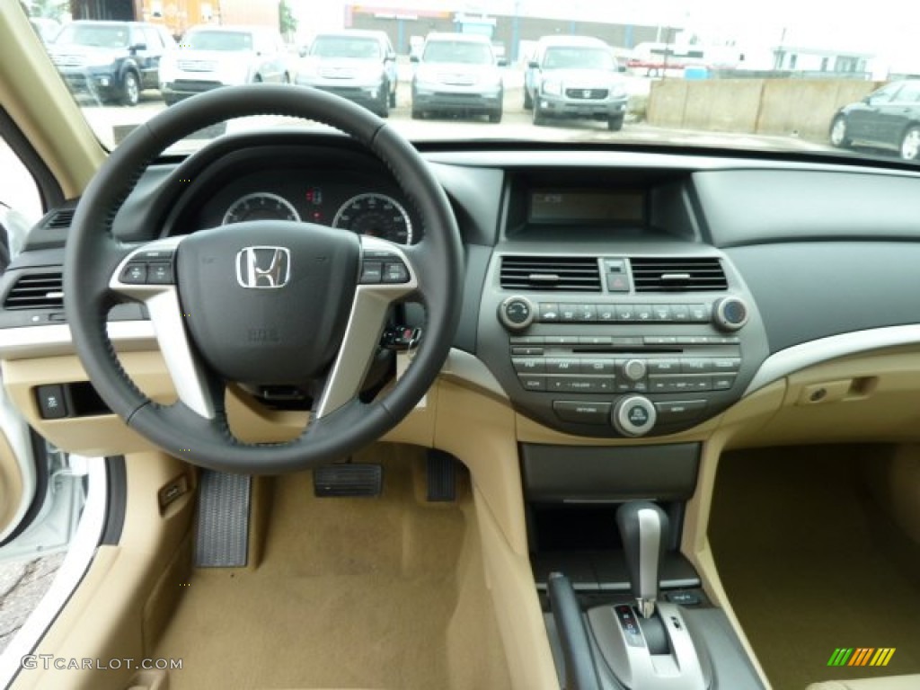 2012 Honda Accord SE Sedan Ivory Dashboard Photo #54603950